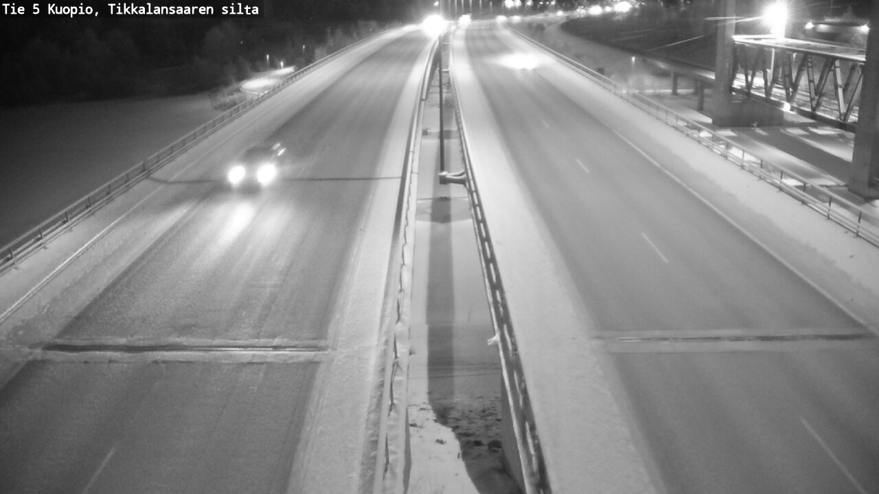 Weather Camera Image Väg 5 Kuopio, Tikkalansaari, Kuopio, Pohjois-Savo