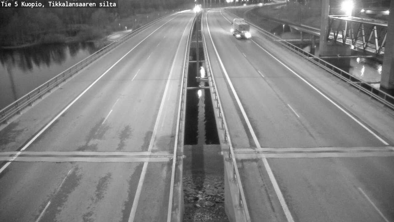 Weather Camera Image Väg 5 Kuopio, Tikkalansaari, Kuopio, Pohjois-Savo