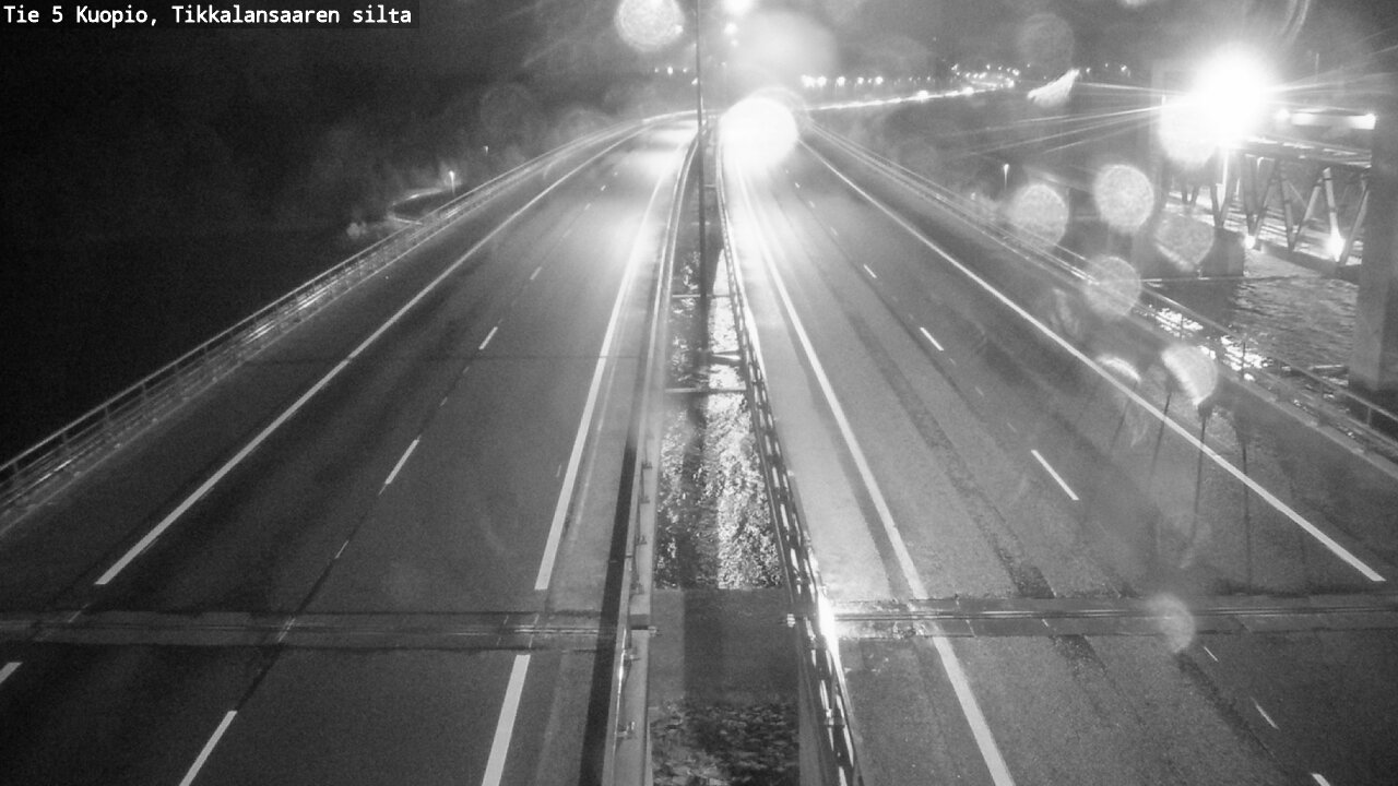 Weather Camera Image Väg 5 Kuopio, Tikkalansaari, Kuopio, Pohjois-Savo