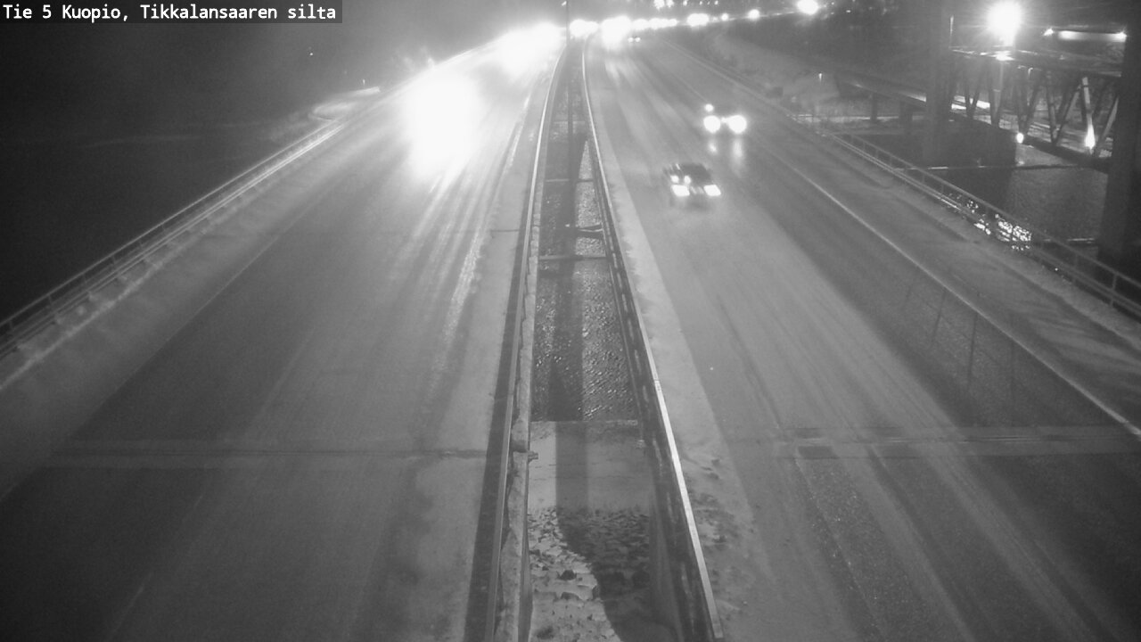Weather Camera Image Road 5 Kuopio, Tikkalansaari, Kuopio, Pohjois-Savo