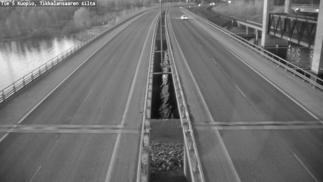 Weather Camera Image Väg 5 Kuopio, Tikkalansaari, Kuopio, Pohjois-Savo
