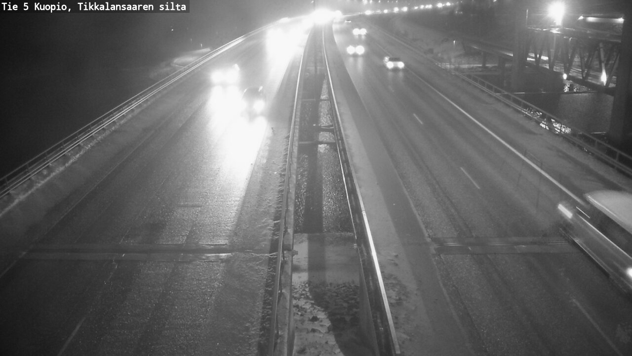 Weather Camera Image Road 5 Kuopio, Tikkalansaari, Kuopio, Pohjois-Savo