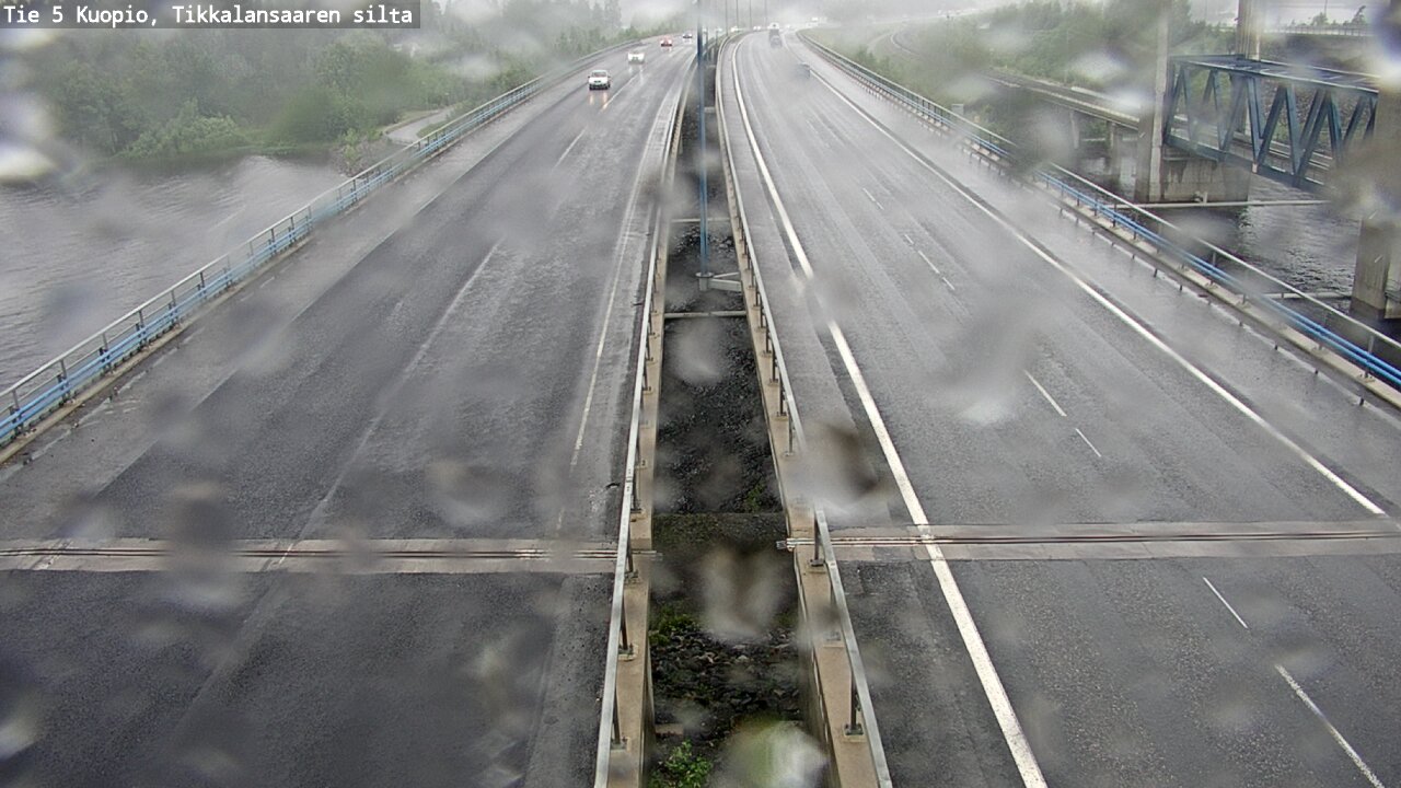 Weather Camera Image Väg 5 Kuopio, Tikkalansaari, Kuopio, Pohjois-Savo