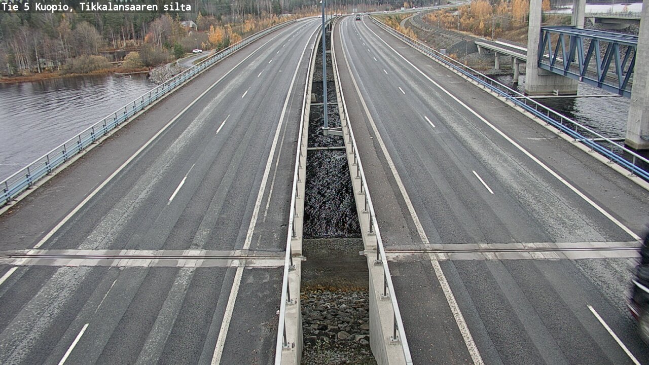 Weather Camera Image Väg 5 Kuopio, Tikkalansaari, Kuopio, Pohjois-Savo