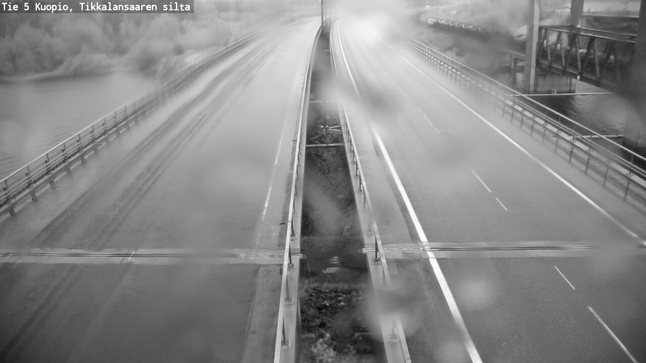 Weather Camera Image Road 5 Kuopio, Tikkalansaari, Kuopio, Pohjois-Savo