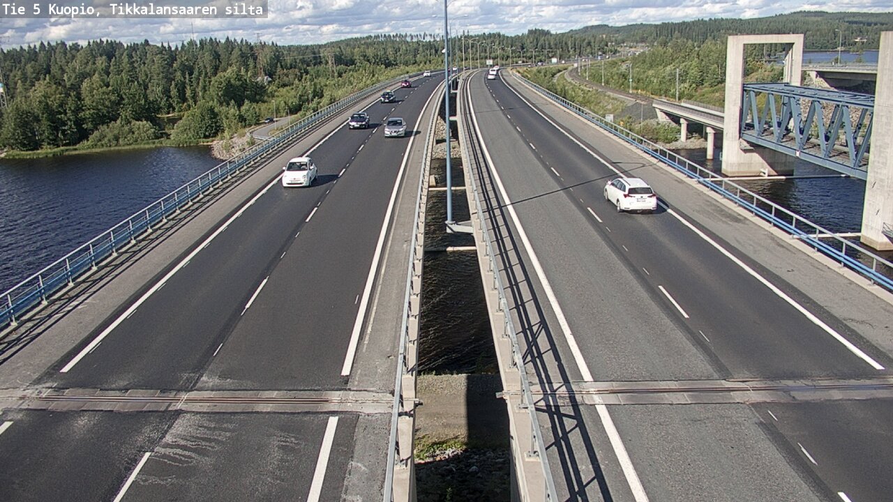 Kelikamerat Kuva Tie 5 Kuopio, Tikkalansaari, Kuopio, Pohjois-Savo