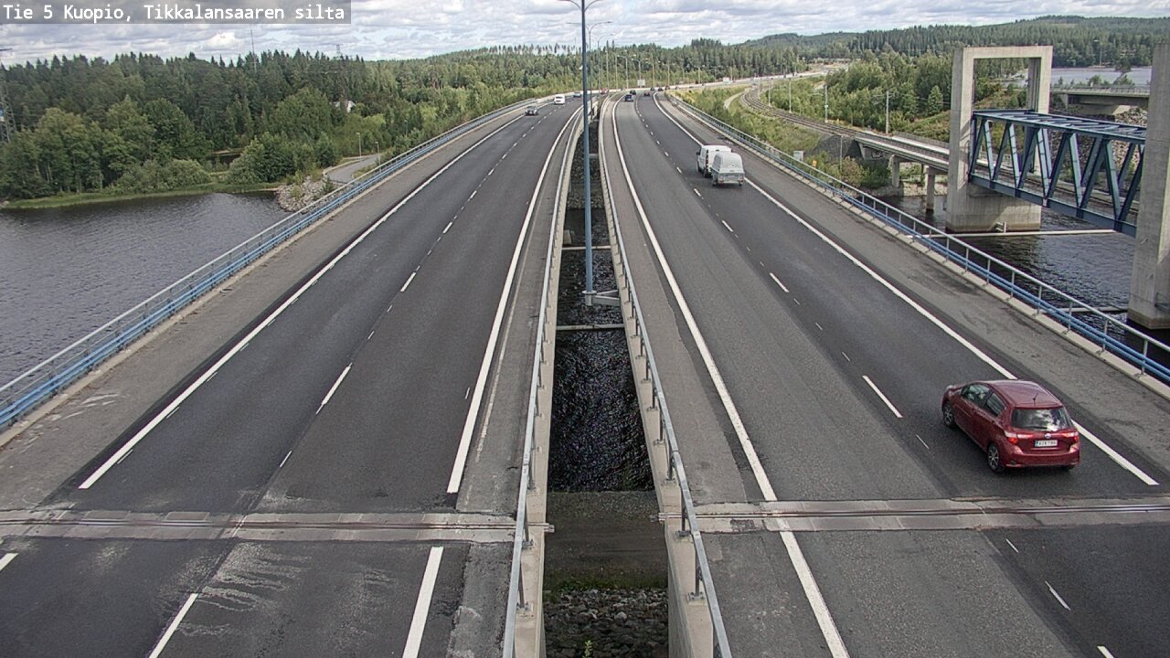 Kelikamerat Kuva Tie 5 Kuopio, Tikkalansaari, Kuopio, Pohjois-Savo