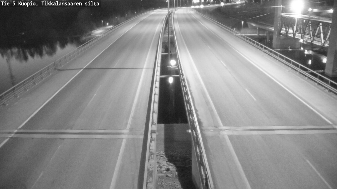 Weather Camera Image Väg 5 Kuopio, Tikkalansaari, Kuopio, Pohjois-Savo