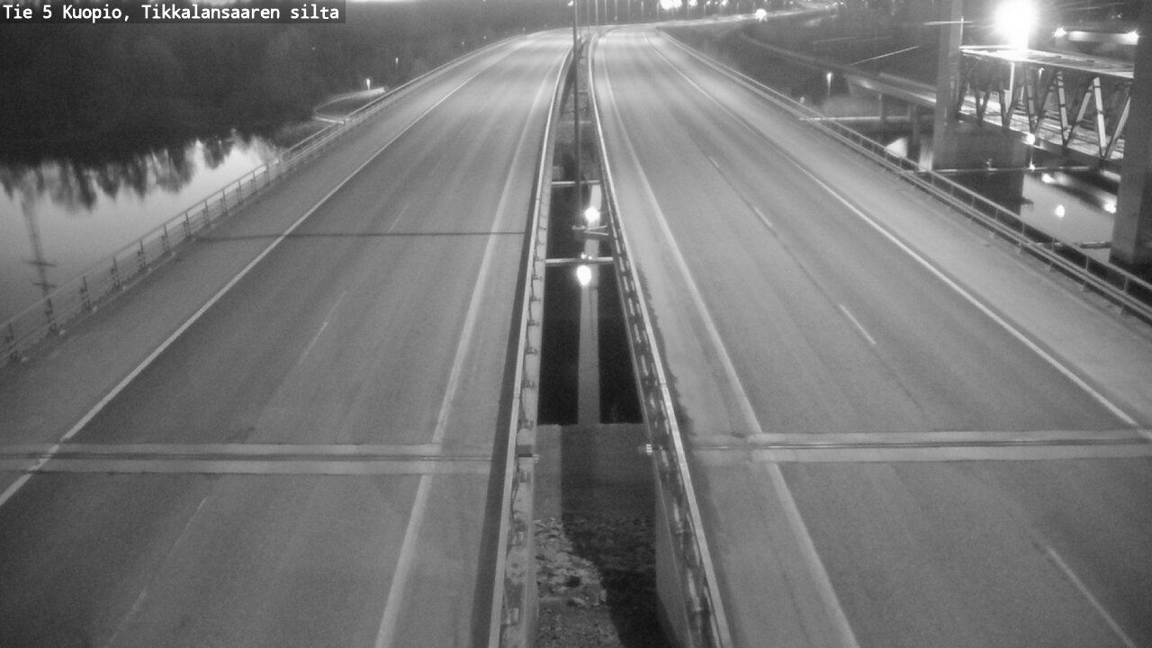 Weather Camera Image Väg 5 Kuopio, Tikkalansaari, Kuopio, Pohjois-Savo