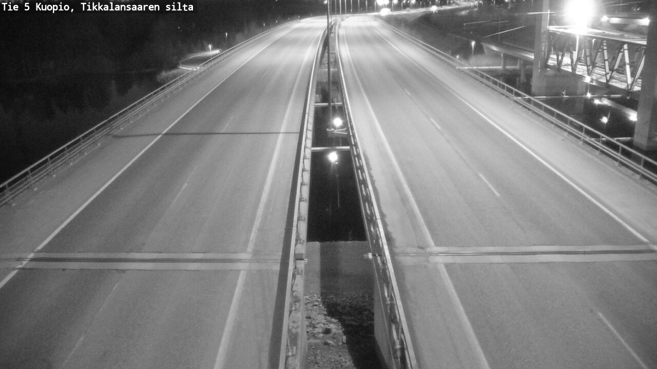 Weather Camera Image Väg 5 Kuopio, Tikkalansaari, Kuopio, Pohjois-Savo