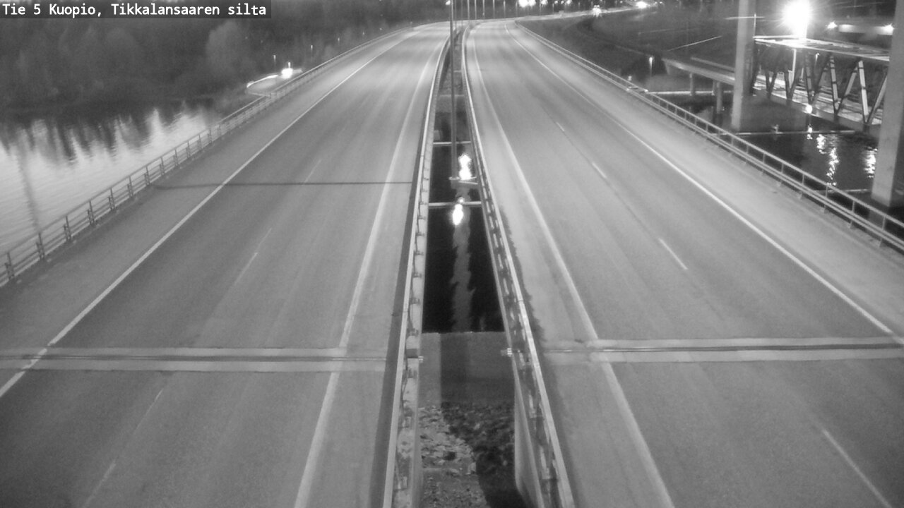 Weather Camera Image Väg 5 Kuopio, Tikkalansaari, Kuopio, Pohjois-Savo