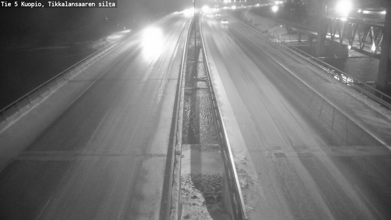Weather Camera Image Road 5 Kuopio, Tikkalansaari, Kuopio, Pohjois-Savo