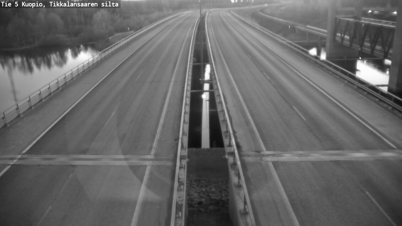 Weather Camera Image Väg 5 Kuopio, Tikkalansaari, Kuopio, Pohjois-Savo