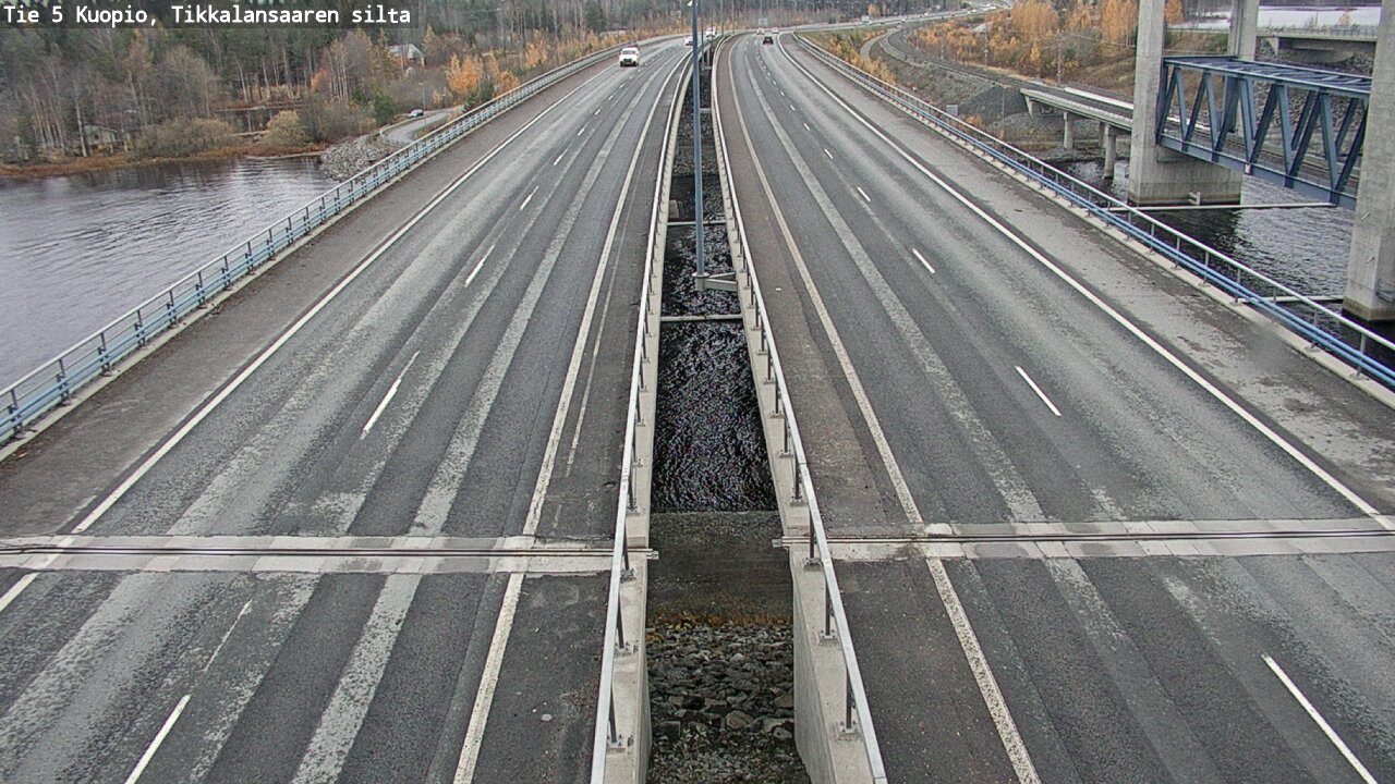 Weather Camera Image Väg 5 Kuopio, Tikkalansaari, Kuopio, Pohjois-Savo
