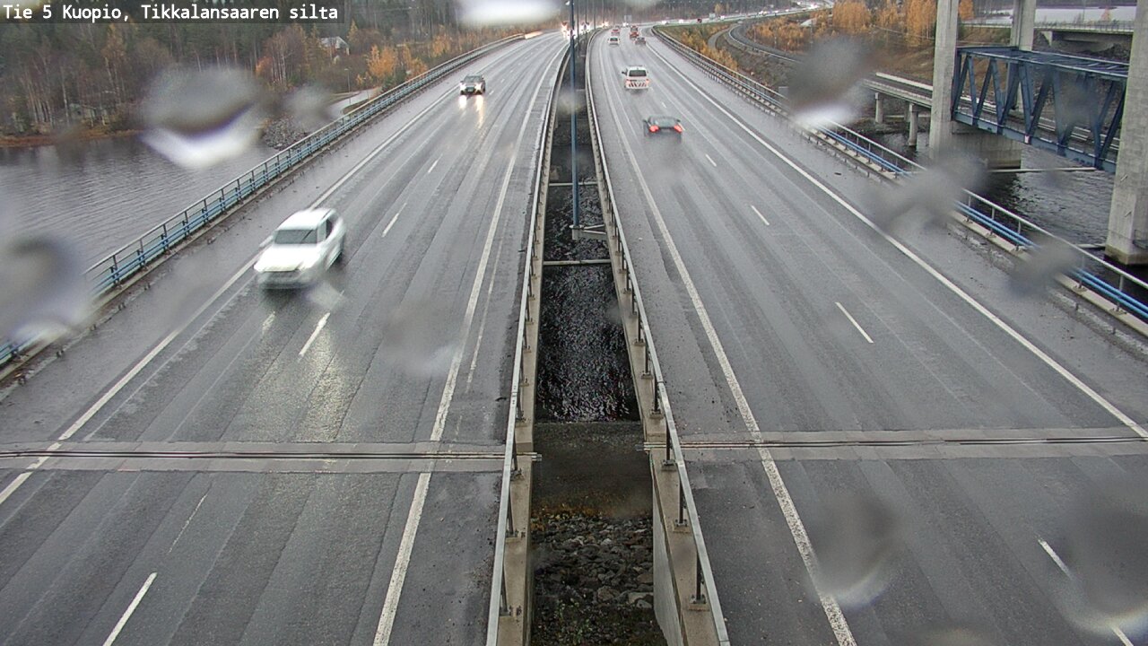 Weather Camera Image Väg 5 Kuopio, Tikkalansaari, Kuopio, Pohjois-Savo