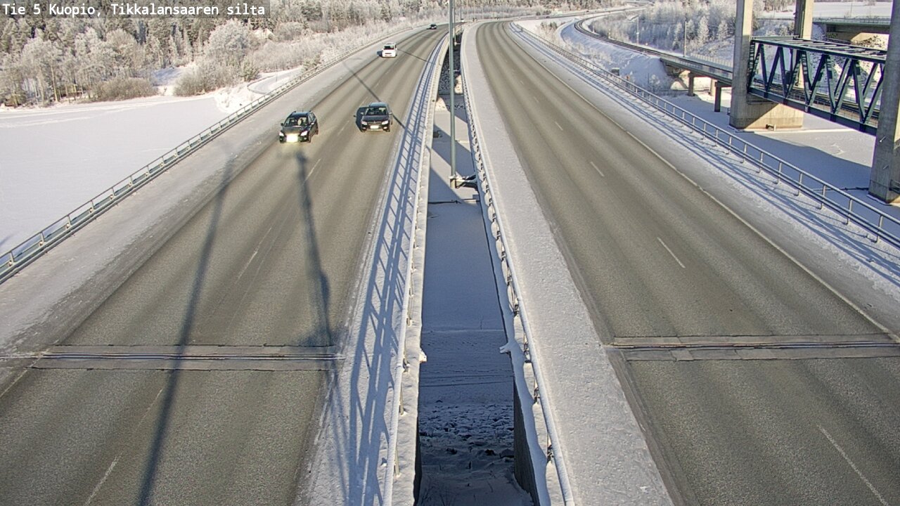 Weather Camera Image Väg 5 Kuopio, Tikkalansaari, Kuopio, Pohjois-Savo