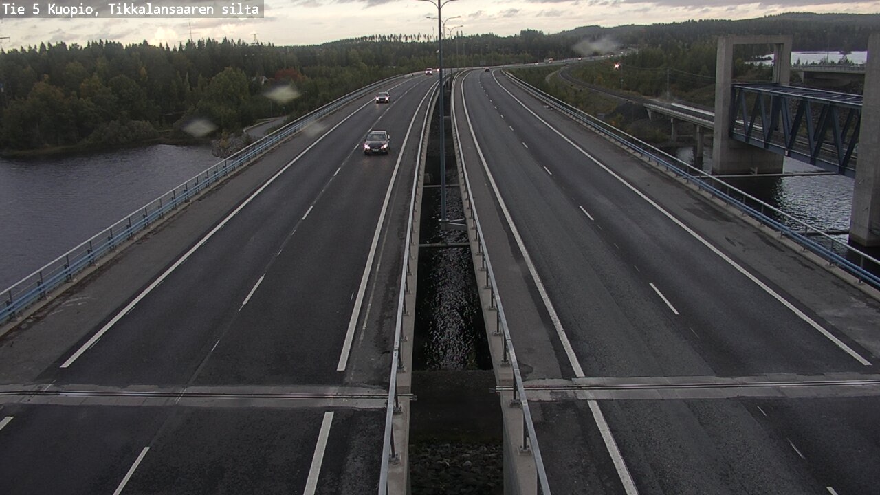 Weather Camera Image Väg 5 Kuopio, Tikkalansaari, Kuopio, Pohjois-Savo