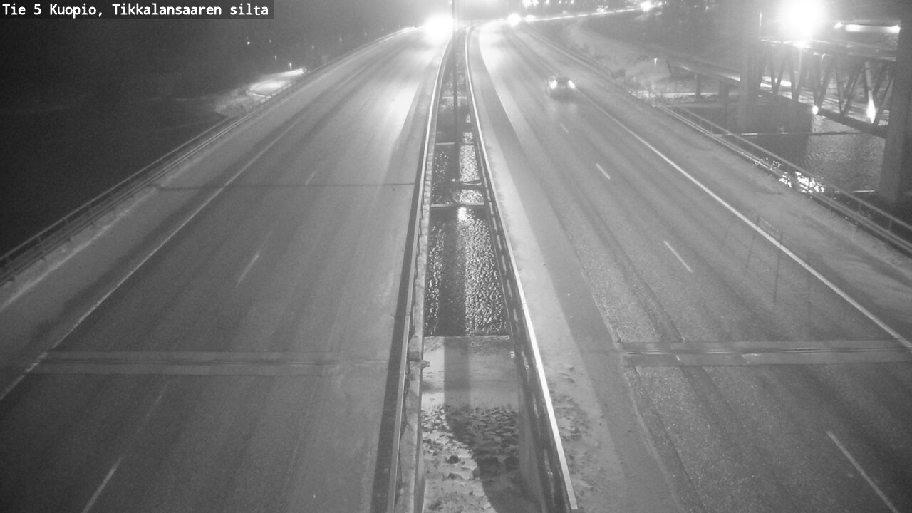 Weather Camera Image Road 5 Kuopio, Tikkalansaari, Kuopio, Pohjois-Savo