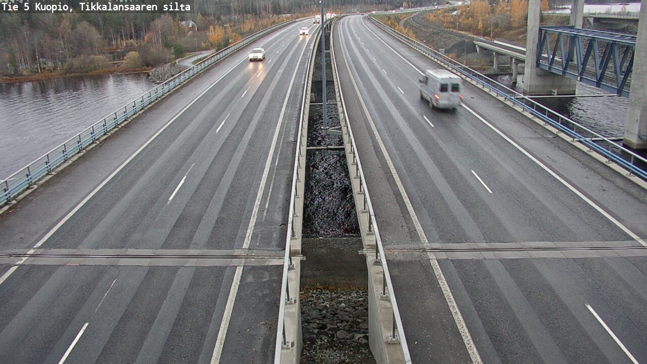 Weather Camera Image Väg 5 Kuopio, Tikkalansaari, Kuopio, Pohjois-Savo