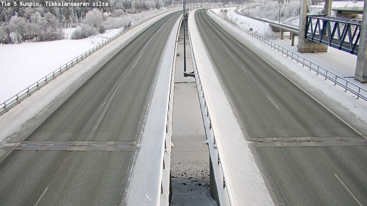 Weather Camera Image Väg 5 Kuopio, Tikkalansaari, Kuopio, Pohjois-Savo