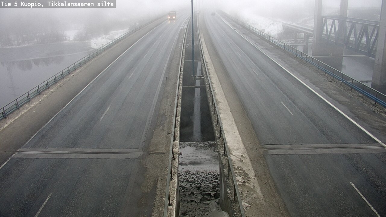 Weather Camera Image Road 5 Kuopio, Tikkalansaari, Kuopio, Pohjois-Savo