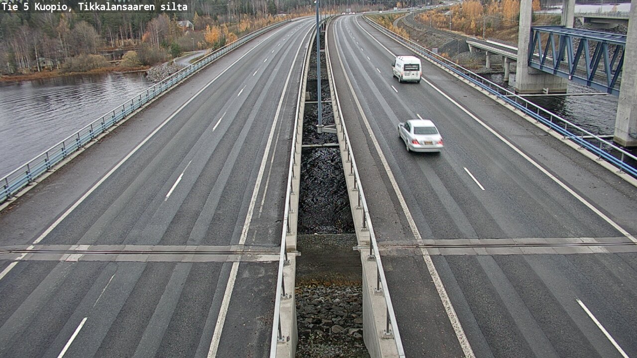 Weather Camera Image Väg 5 Kuopio, Tikkalansaari, Kuopio, Pohjois-Savo