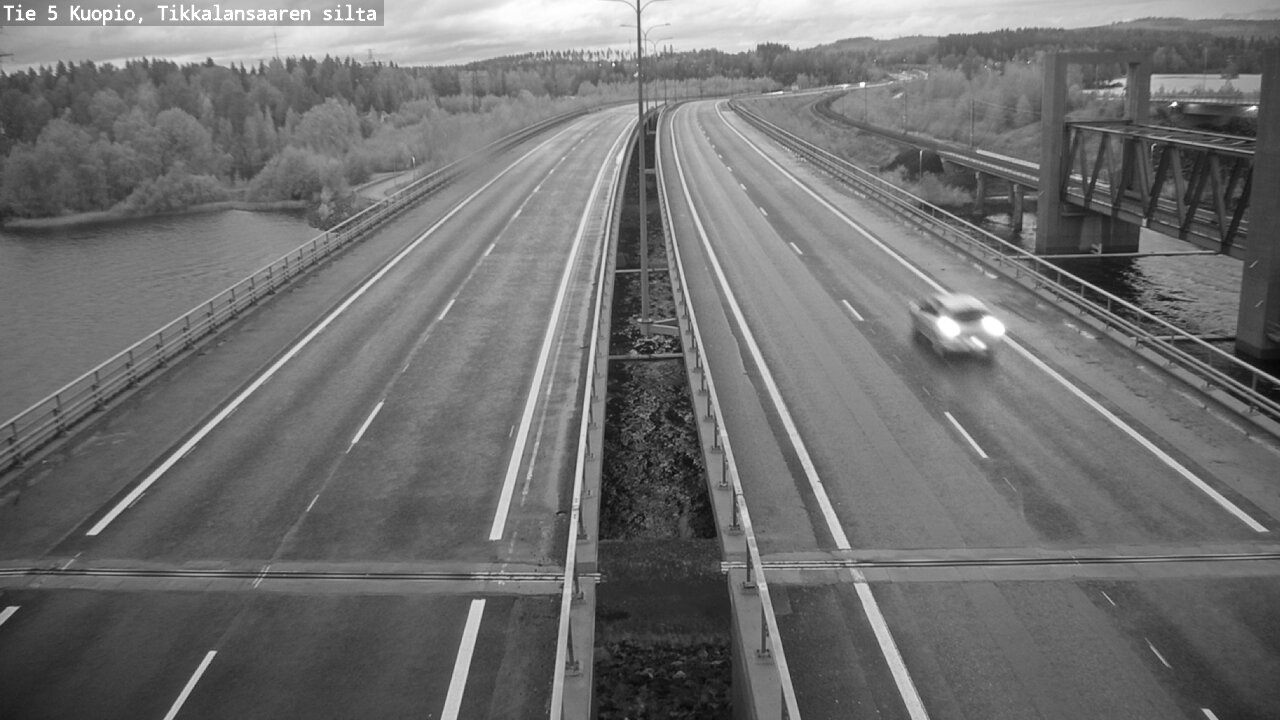 Weather Camera Image Väg 5 Kuopio, Tikkalansaari, Kuopio, Pohjois-Savo