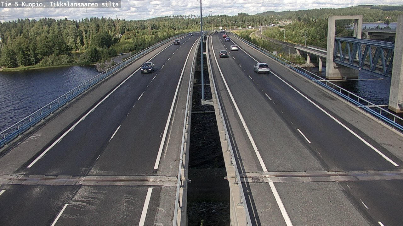 Kelikamerat Kuva Tie 5 Kuopio, Tikkalansaari, Kuopio, Pohjois-Savo