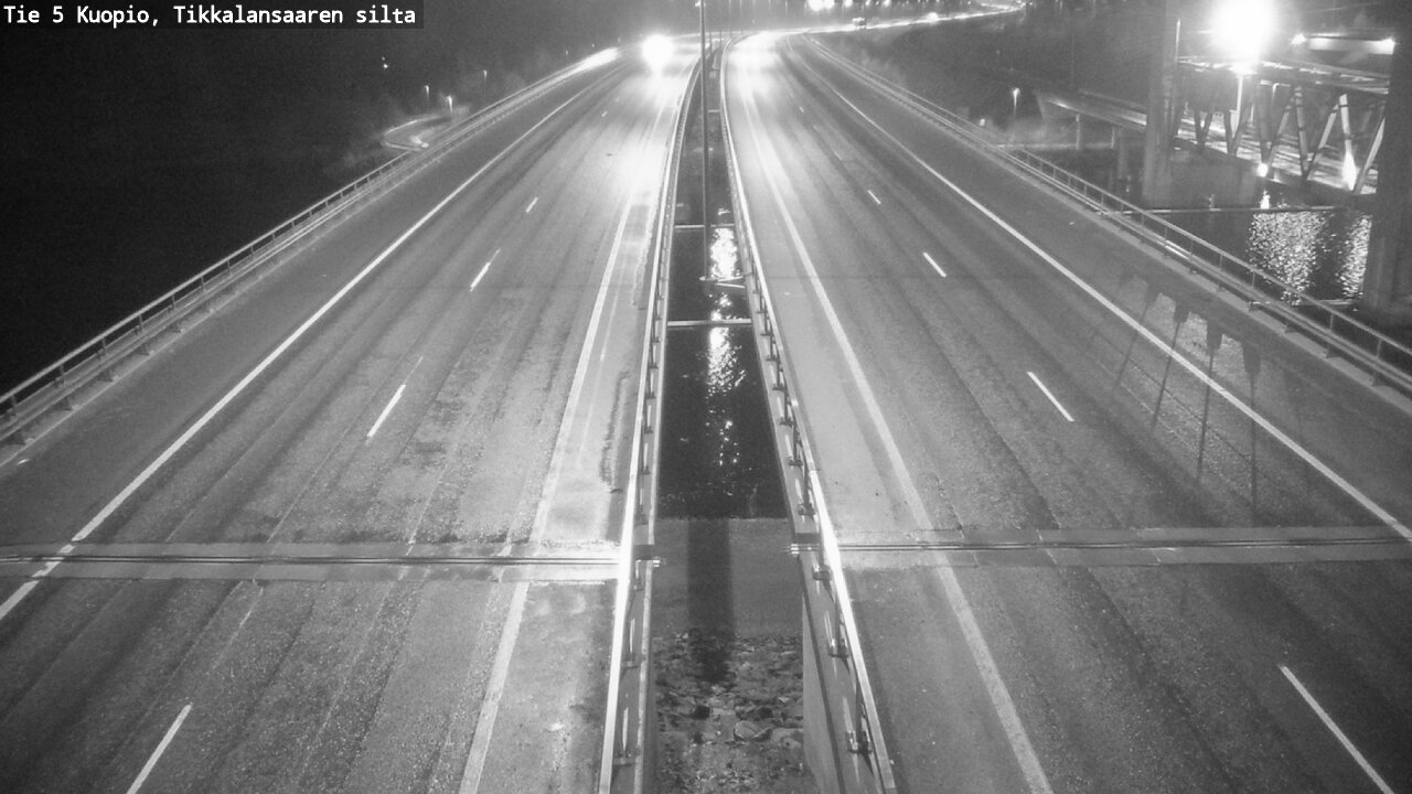 Weather Camera Image Road 5 Kuopio, Tikkalansaari, Kuopio, Pohjois-Savo