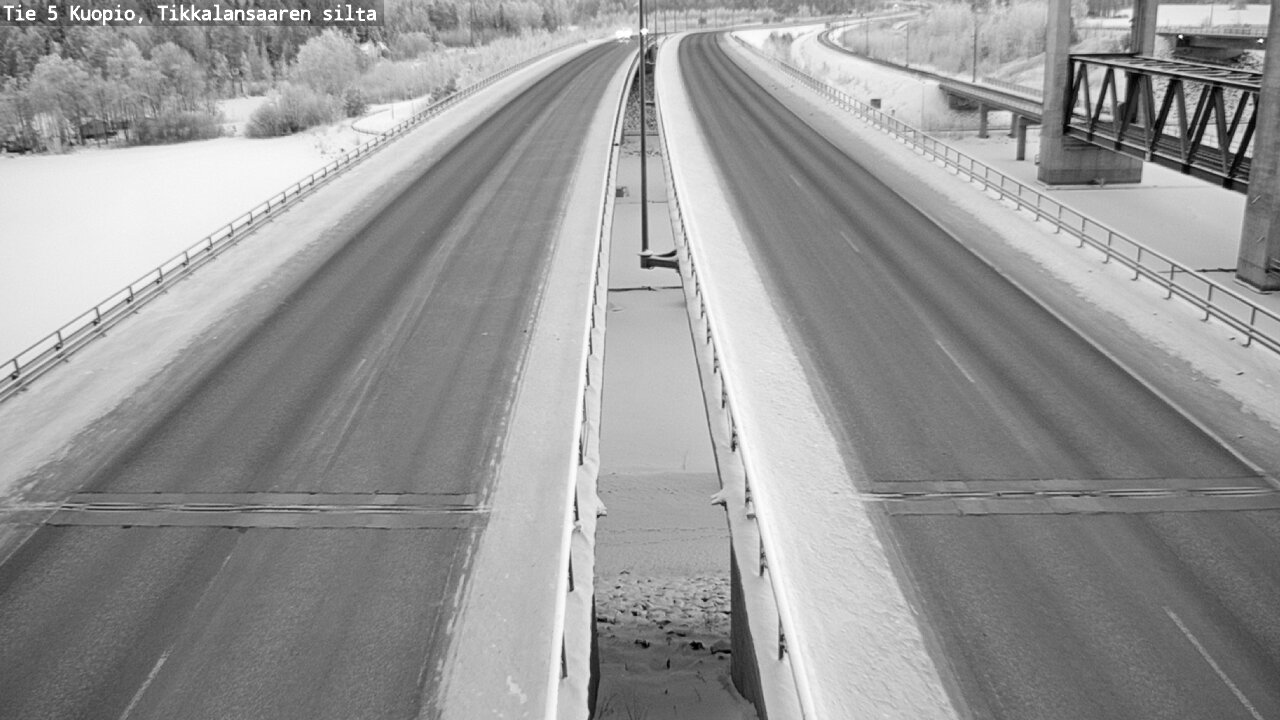 Weather Camera Image Väg 5 Kuopio, Tikkalansaari, Kuopio, Pohjois-Savo