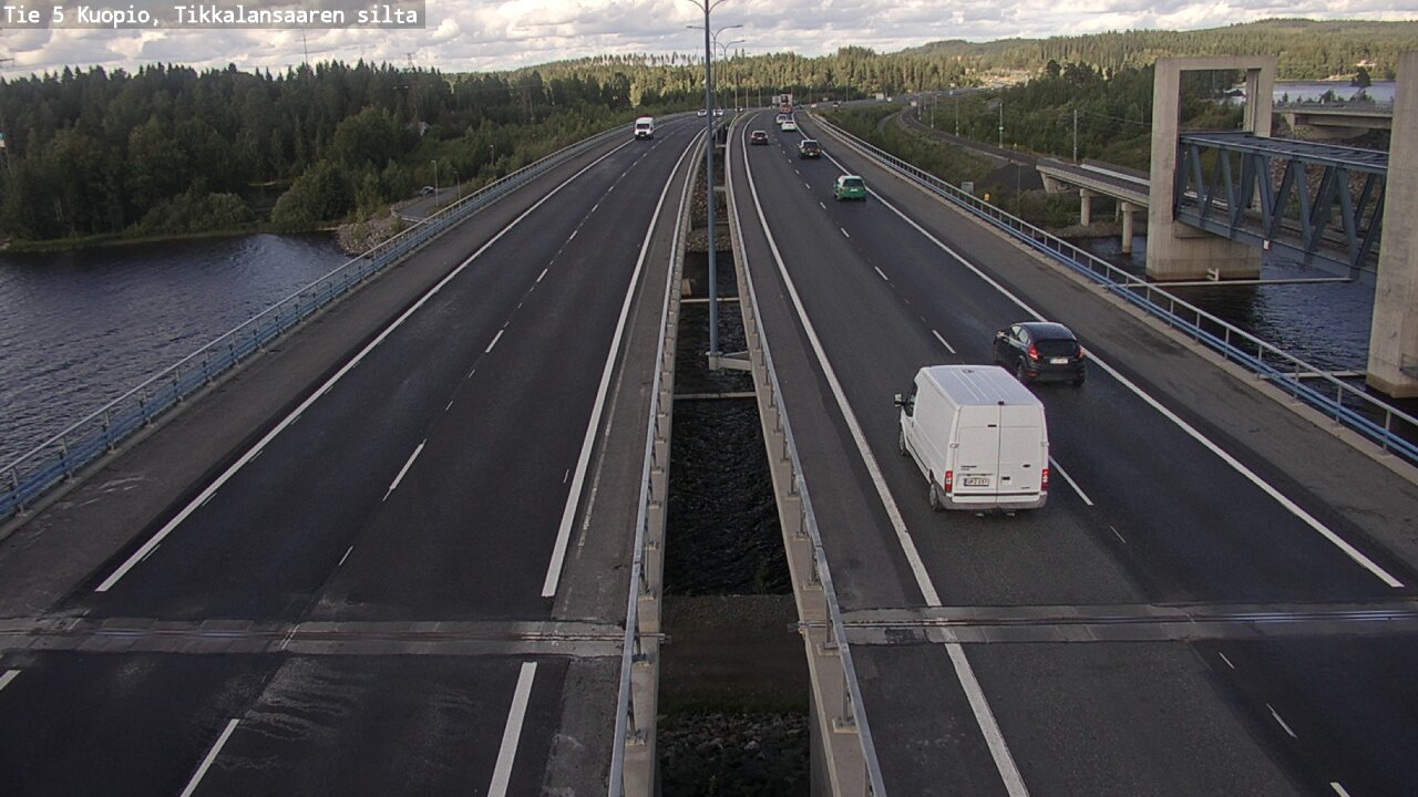 Kelikamerat Kuva Tie 5 Kuopio, Tikkalansaari, Kuopio, Pohjois-Savo