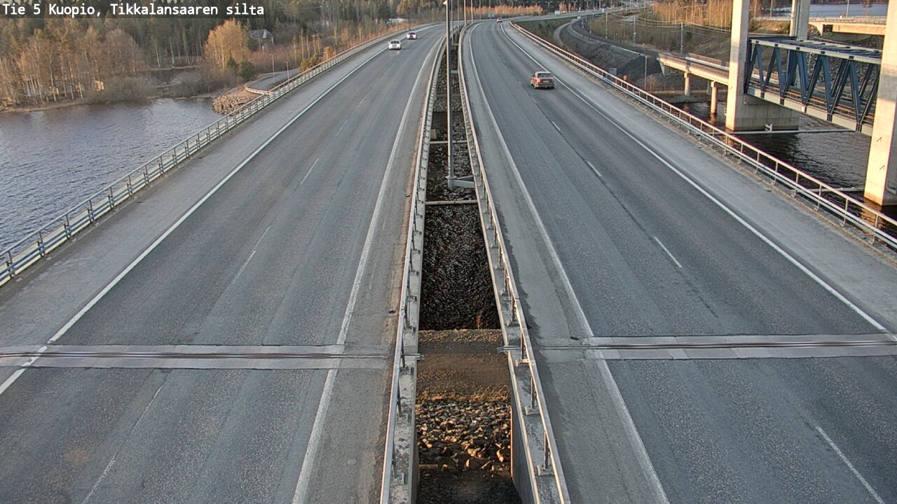 Weather Camera Image Väg 5 Kuopio, Tikkalansaari, Kuopio, Pohjois-Savo