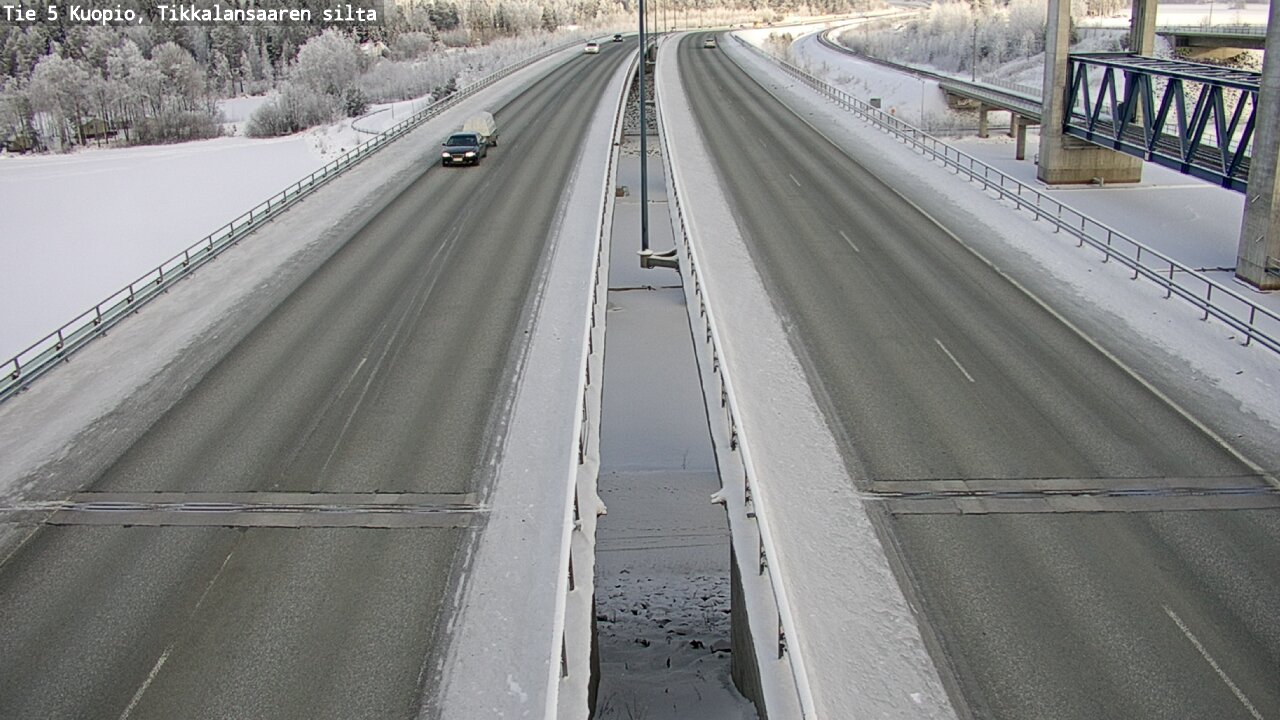 Weather Camera Image Väg 5 Kuopio, Tikkalansaari, Kuopio, Pohjois-Savo