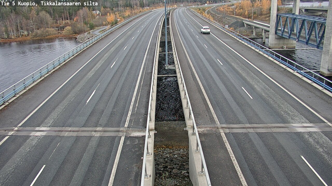 Weather Camera Image Väg 5 Kuopio, Tikkalansaari, Kuopio, Pohjois-Savo