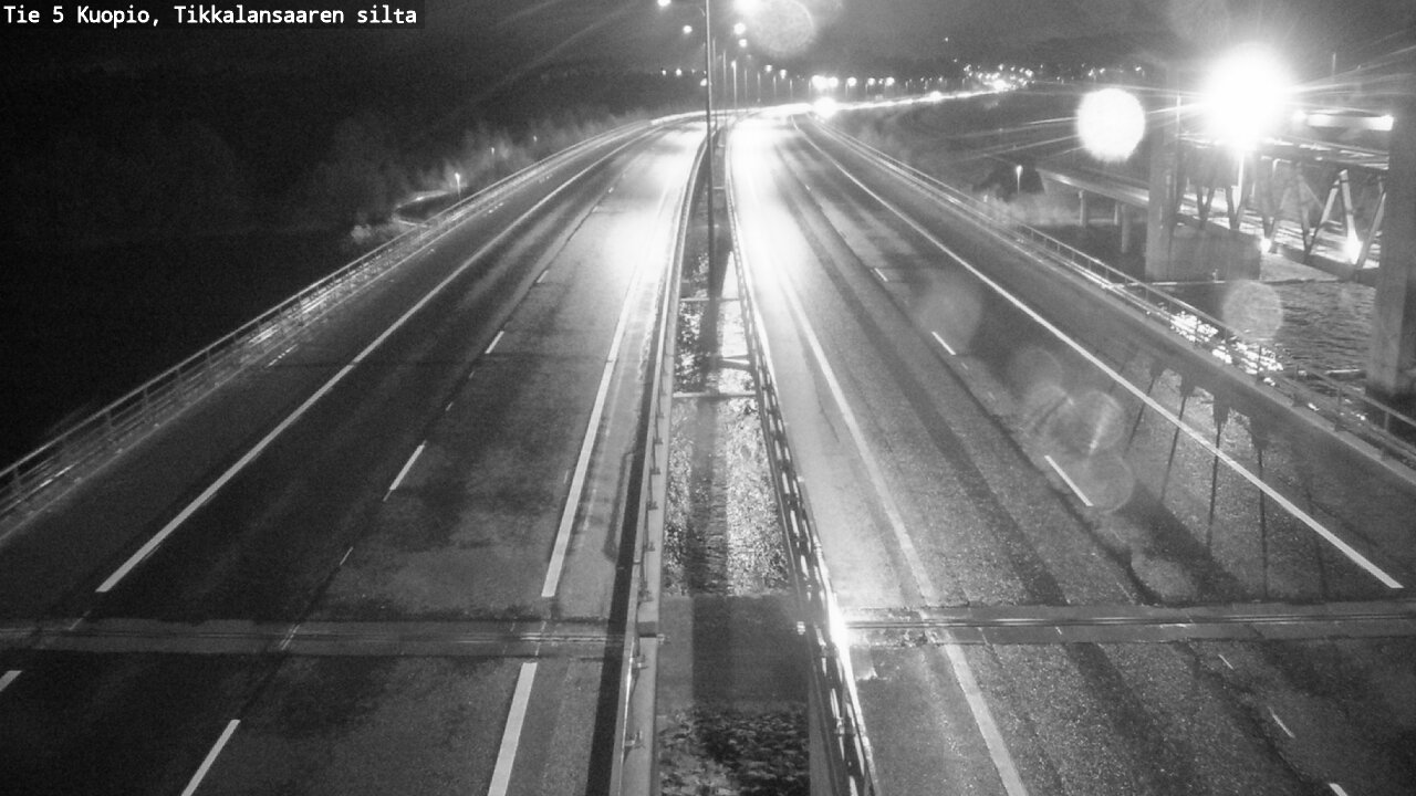 Weather Camera Image Väg 5 Kuopio, Tikkalansaari, Kuopio, Pohjois-Savo