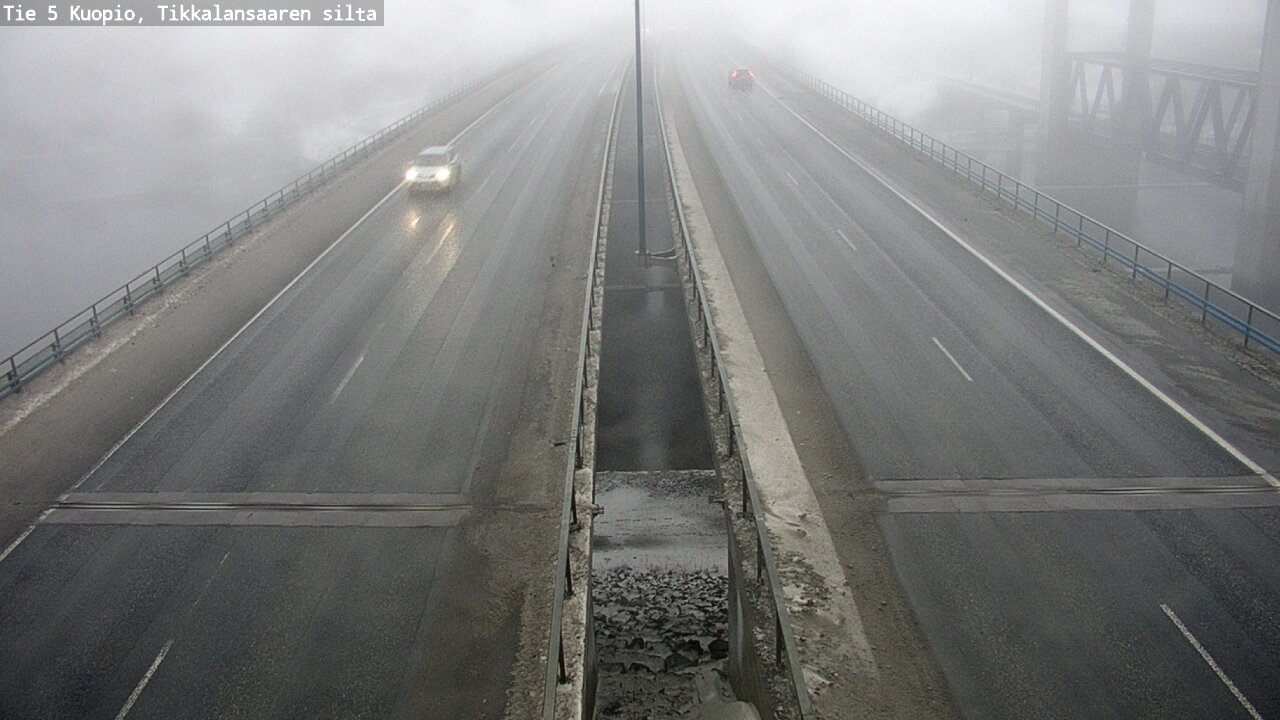 Weather Camera Image Road 5 Kuopio, Tikkalansaari, Kuopio, Pohjois-Savo
