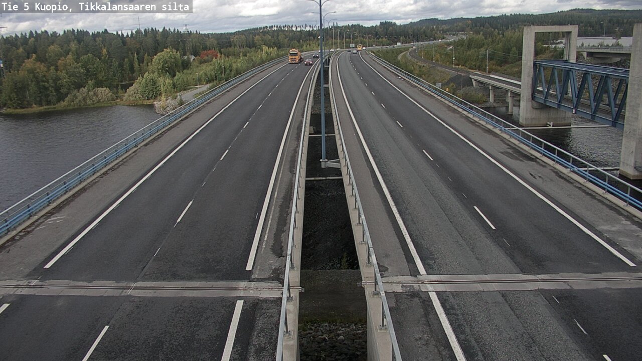 Weather Camera Image Väg 5 Kuopio, Tikkalansaari, Kuopio, Pohjois-Savo