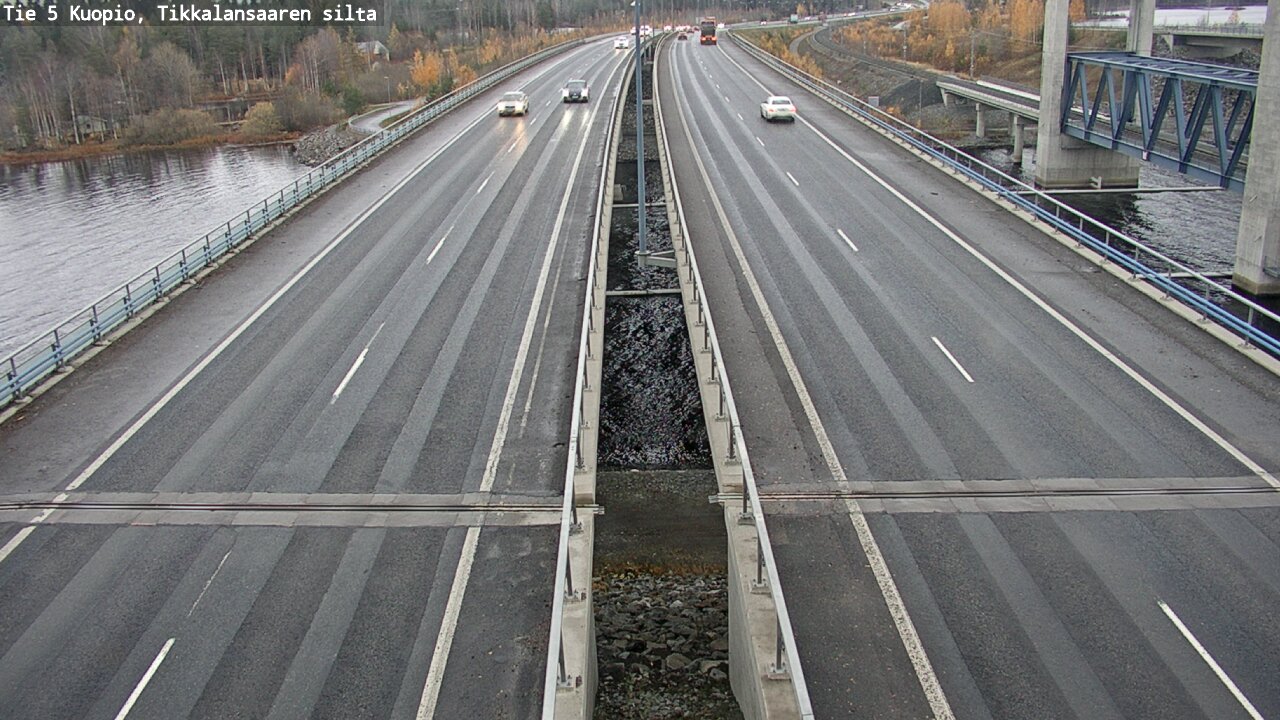 Weather Camera Image Väg 5 Kuopio, Tikkalansaari, Kuopio, Pohjois-Savo