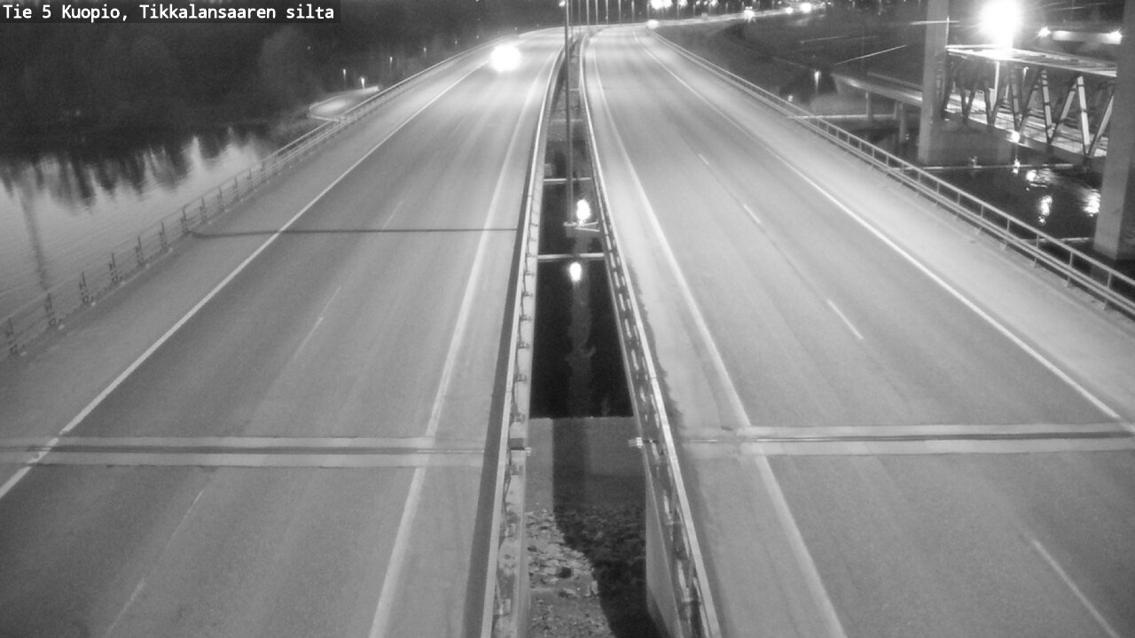 Weather Camera Image Väg 5 Kuopio, Tikkalansaari, Kuopio, Pohjois-Savo