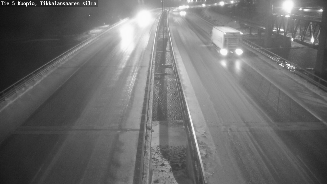 Weather Camera Image Road 5 Kuopio, Tikkalansaari, Kuopio, Pohjois-Savo