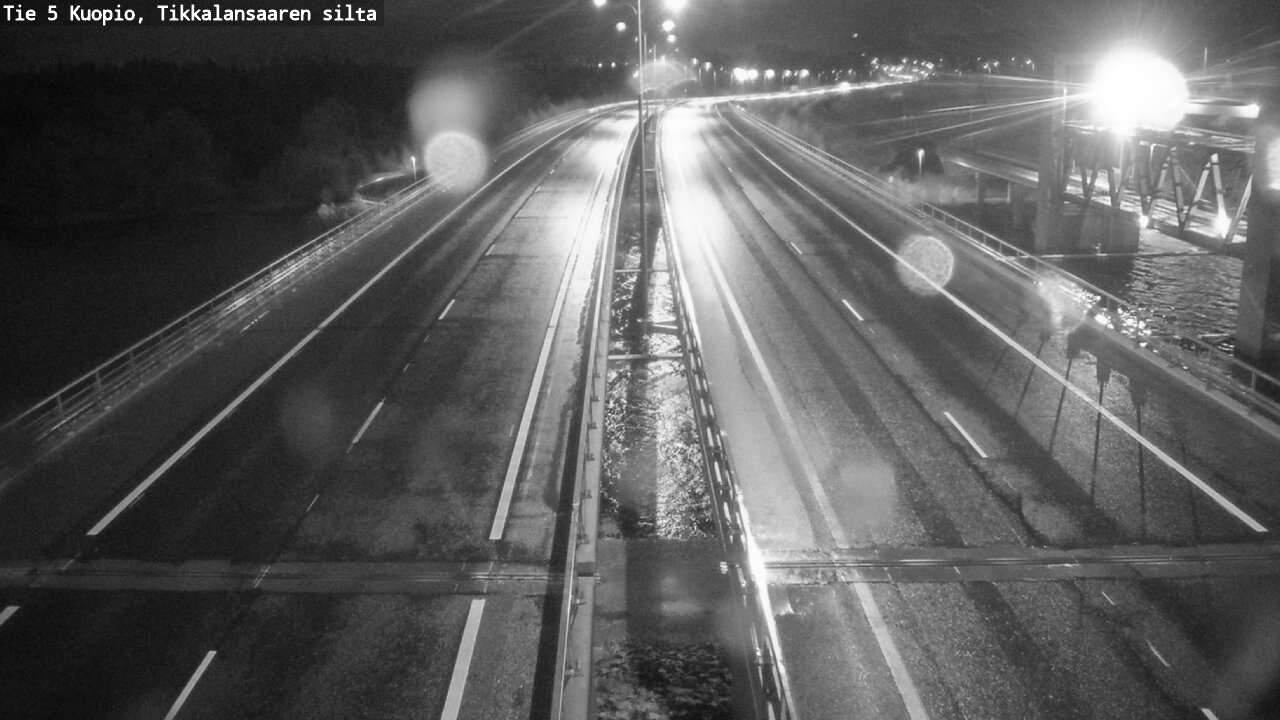 Weather Camera Image Väg 5 Kuopio, Tikkalansaari, Kuopio, Pohjois-Savo