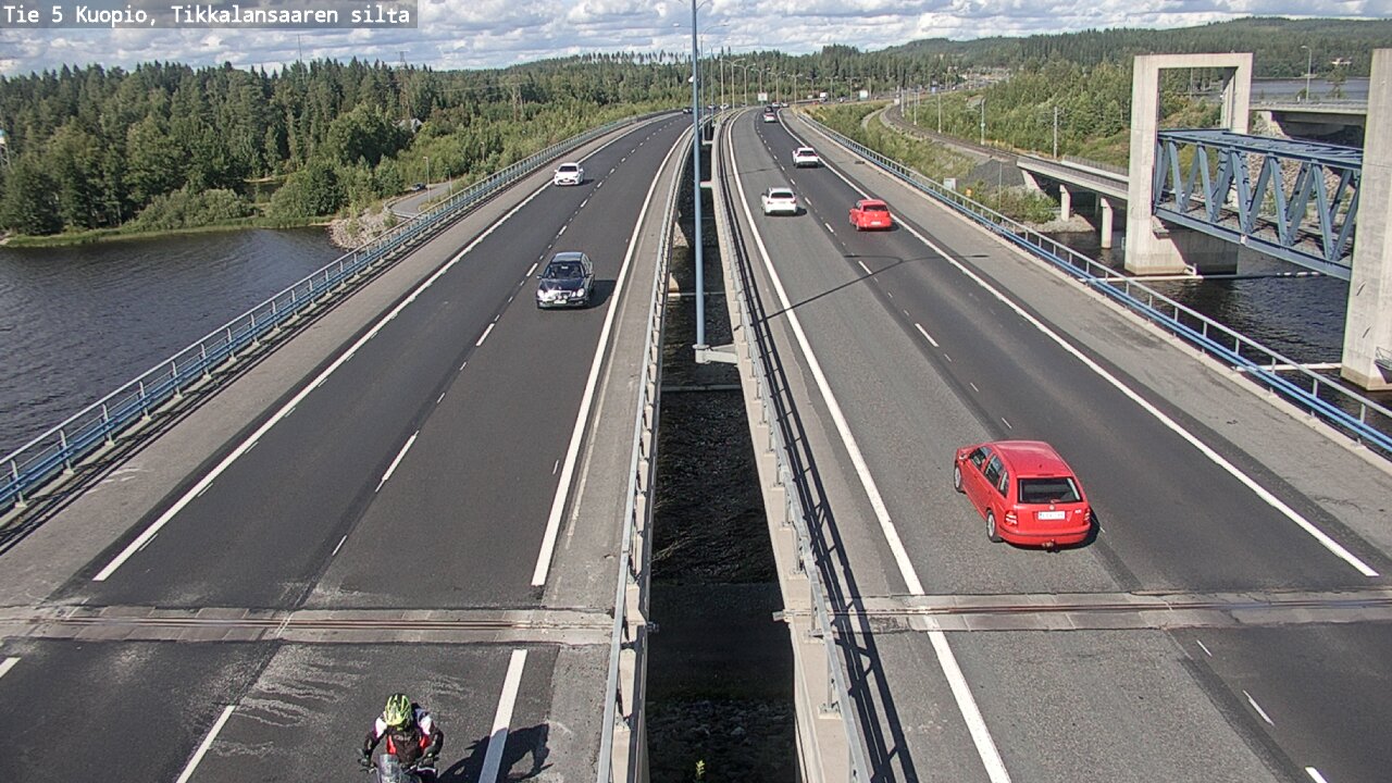 Kelikamerat Kuva Tie 5 Kuopio, Tikkalansaari, Kuopio, Pohjois-Savo