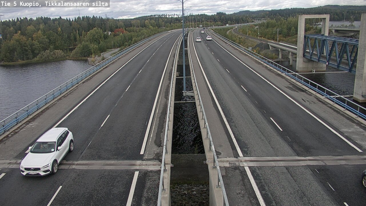 Weather Camera Image Väg 5 Kuopio, Tikkalansaari, Kuopio, Pohjois-Savo