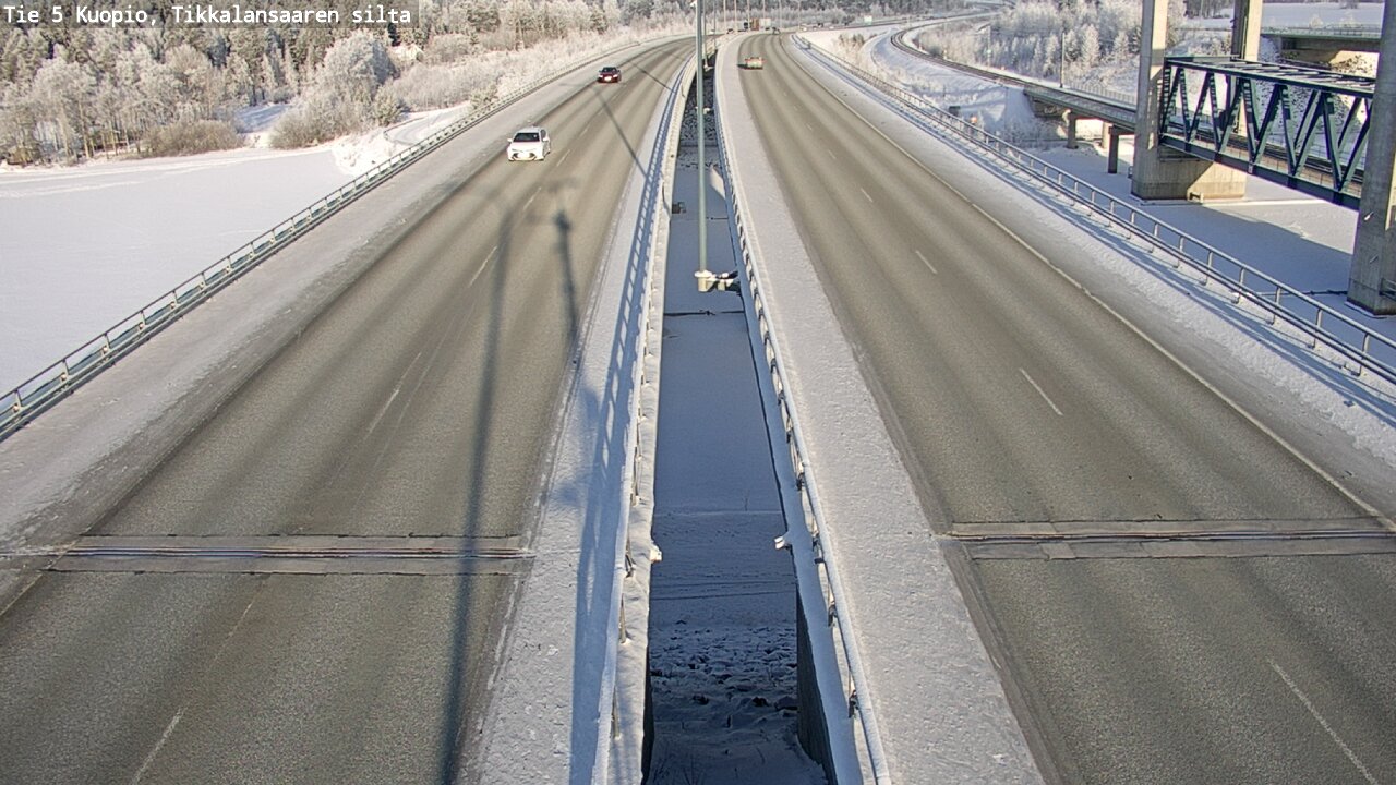 Weather Camera Image Väg 5 Kuopio, Tikkalansaari, Kuopio, Pohjois-Savo