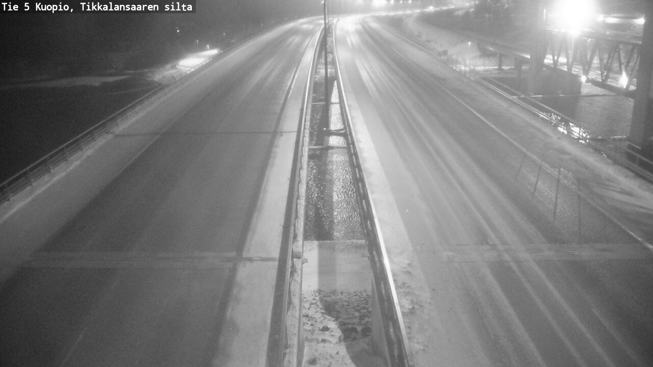 Weather Camera Image Road 5 Kuopio, Tikkalansaari, Kuopio, Pohjois-Savo