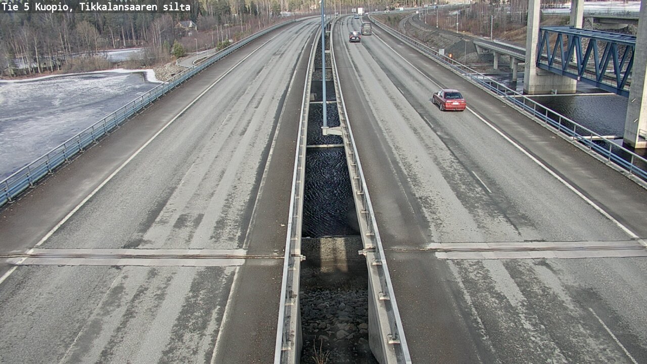 Kelikamerat Kuva Tie 5 Kuopio, Tikkalansaari, Kuopio, Pohjois-Savo