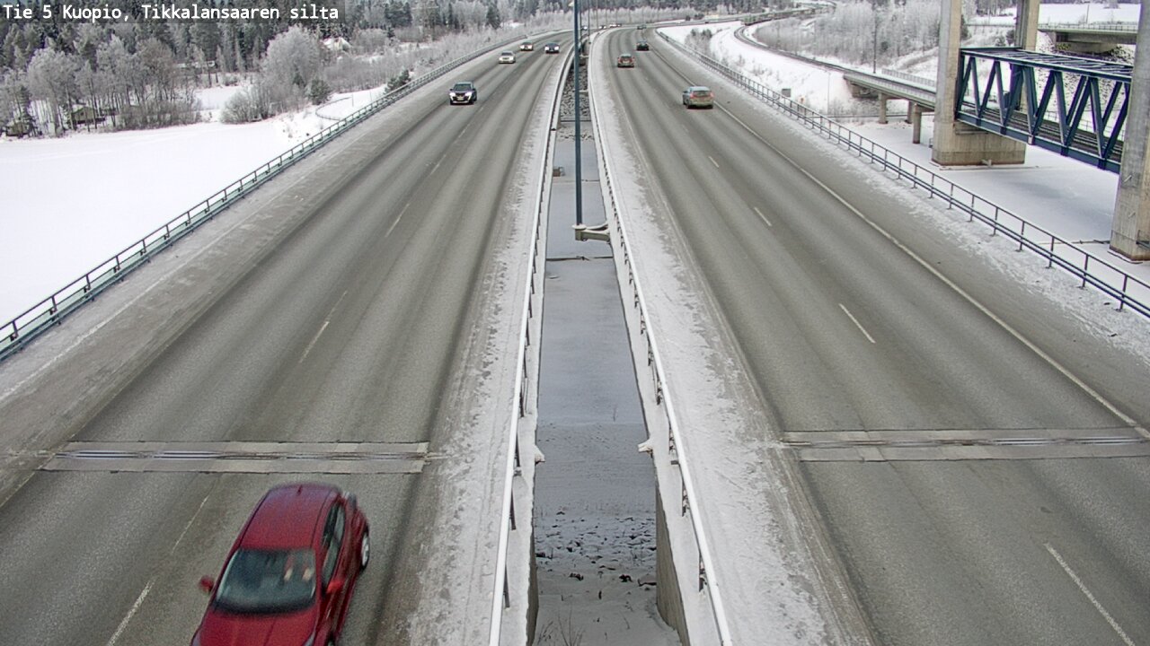 Kelikamerat Kuva Tie 5 Kuopio, Tikkalansaari, Kuopio, Pohjois-Savo