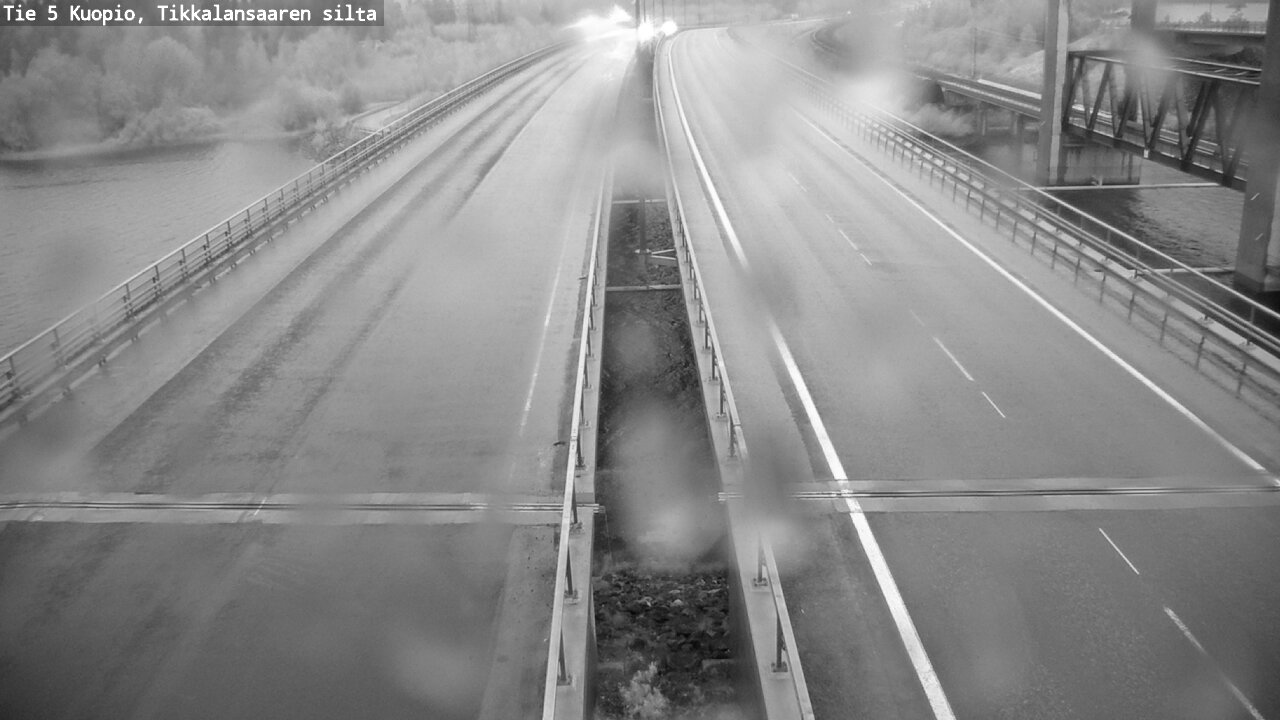 Weather Camera Image Road 5 Kuopio, Tikkalansaari, Kuopio, Pohjois-Savo