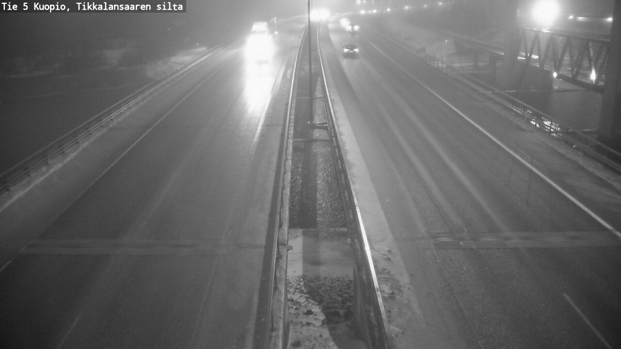 Weather Camera Image Road 5 Kuopio, Tikkalansaari, Kuopio, Pohjois-Savo