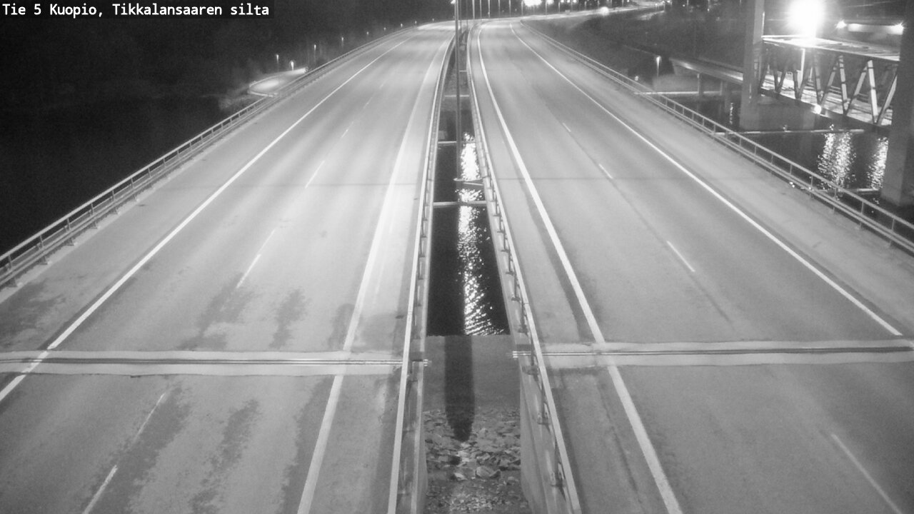 Weather Camera Image Road 5 Kuopio, Tikkalansaari, Kuopio, Pohjois-Savo